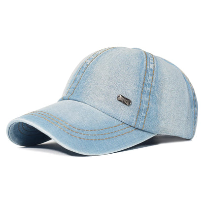 Vintage gewassen katoenen baseballpet heren dames denim papa hoed verstelbare trucker stijl laag profiel
