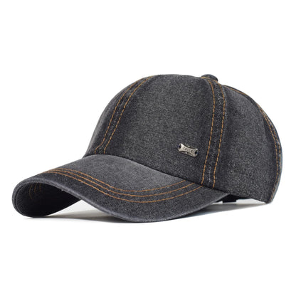 Vintage gewassen katoenen baseballpet heren dames denim papa hoed verstelbare trucker stijl laag profiel