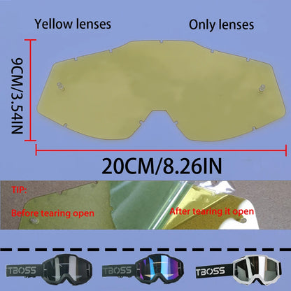 100-motorbril Stofdichte racebril Winddicht voor heren en dames Motocross Fietsen Skiën Outdoor Off-road fietsbril
