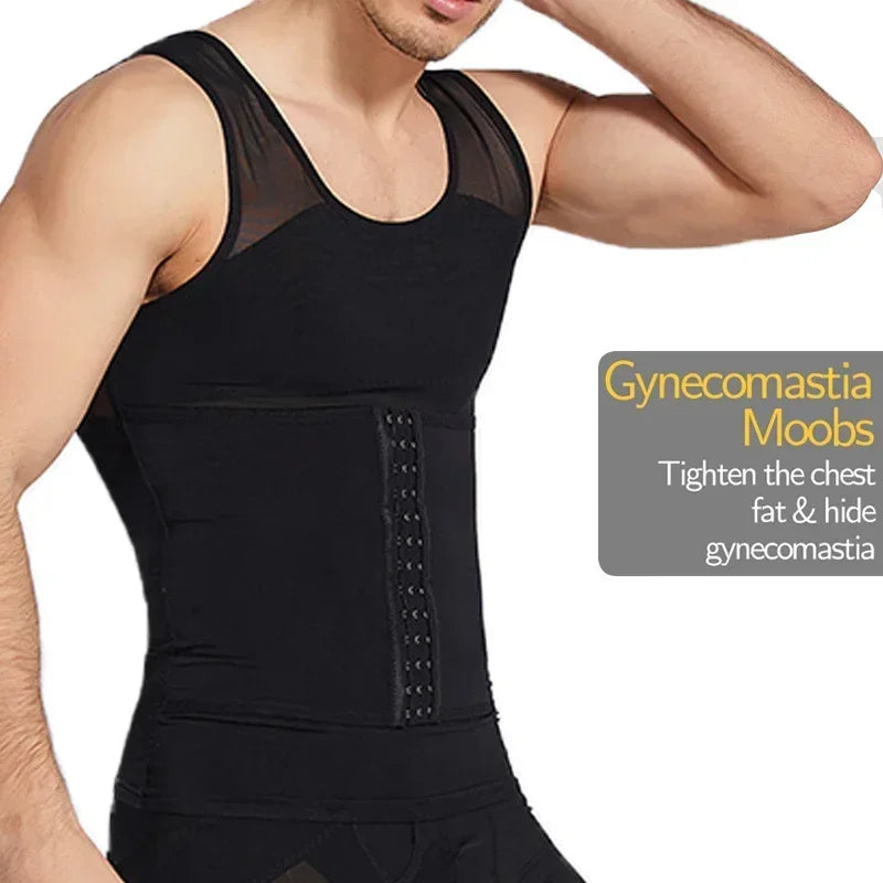 Mannen Compressiekleding Bodybuilding Mesh Vest Gym Fitness Sweatshirt Mannelijke Trainingspak Homme Atletische Tops Workout Tank Tops