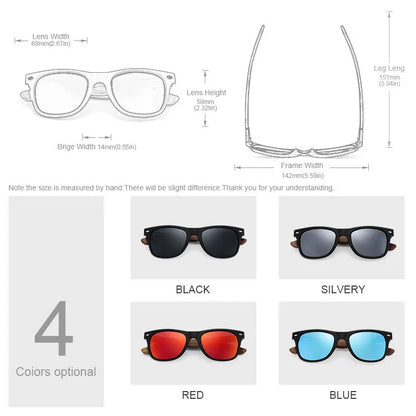 Oi Wood Brand Natural Wooden Sunglasses Men Polarized Fashion Sun Glasses Original Wood Oculos De Sol Masculino New TR90 Frames