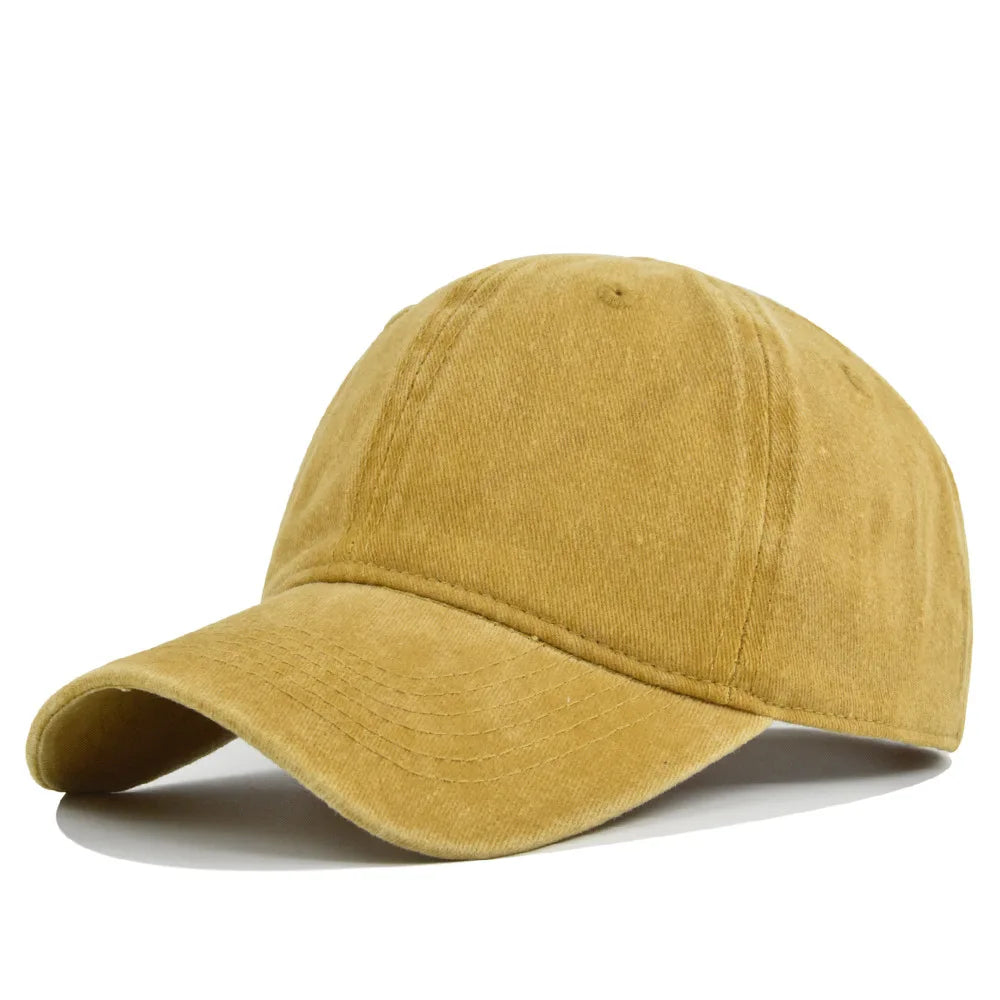 Retro Washed Cotton Baseball Cap Men Women Snapback Hat y2k Hip Hop Caps Solid Color Hat Bone Casquette Outdoor Casual Sport hat