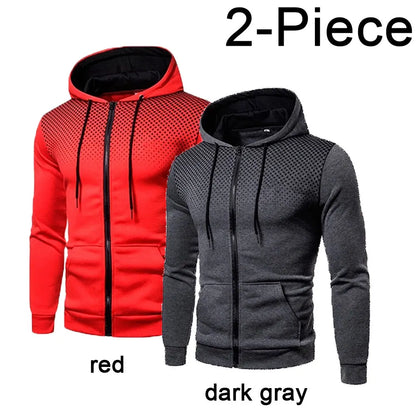 Mens Hoodie Zip Up Hoodie Sweatshirt Graphic Zipper Pocket Polka Pot Print Sports Outdoor Casual Daily Hoodies Slim Sweatshirts