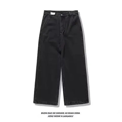 Daisy Vintage Print Gescheurde Jeans Dames Amerikaanse Zomer Nieuwe Hoge Taille Wijde Broek Hiphop Trend Y2K Baggy Rechte Broek