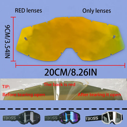 100-motorbril Stofdichte racebril Winddicht voor heren en dames Motocross Fietsen Skiën Outdoor Off-road fietsbril