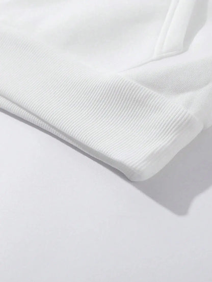 Rose Butterfly Impossible Letter Grafische Print Dames Sweatshirt Mode Warme Capuchon Losse Casual Hoodies Fleece Zachte Kleding