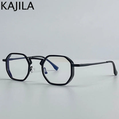 Small Frame Hexason Steampunk Sunglasses Men 2025 Luxury Brand Vintage Punk Eyewear Classic Polygon Metal Sun Glasses Male UV400