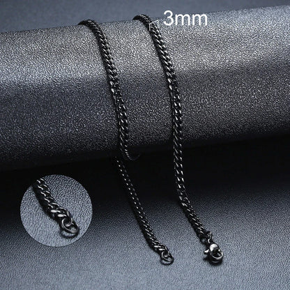 Vnox Cubaanse Ketting Voor Mannen Vrouwen, Basic Punk Roestvrijstalen Stoepranden Ketting Chokers,Vintage Goudkleurige Effen Metalen Kraag