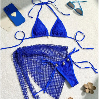 2025 Sexy Bikinis Female Swimsuits Women's Three-Piece Swimwear Beach Swim Wear Bathing Suits Brazilian Bikini Set Pool Bather