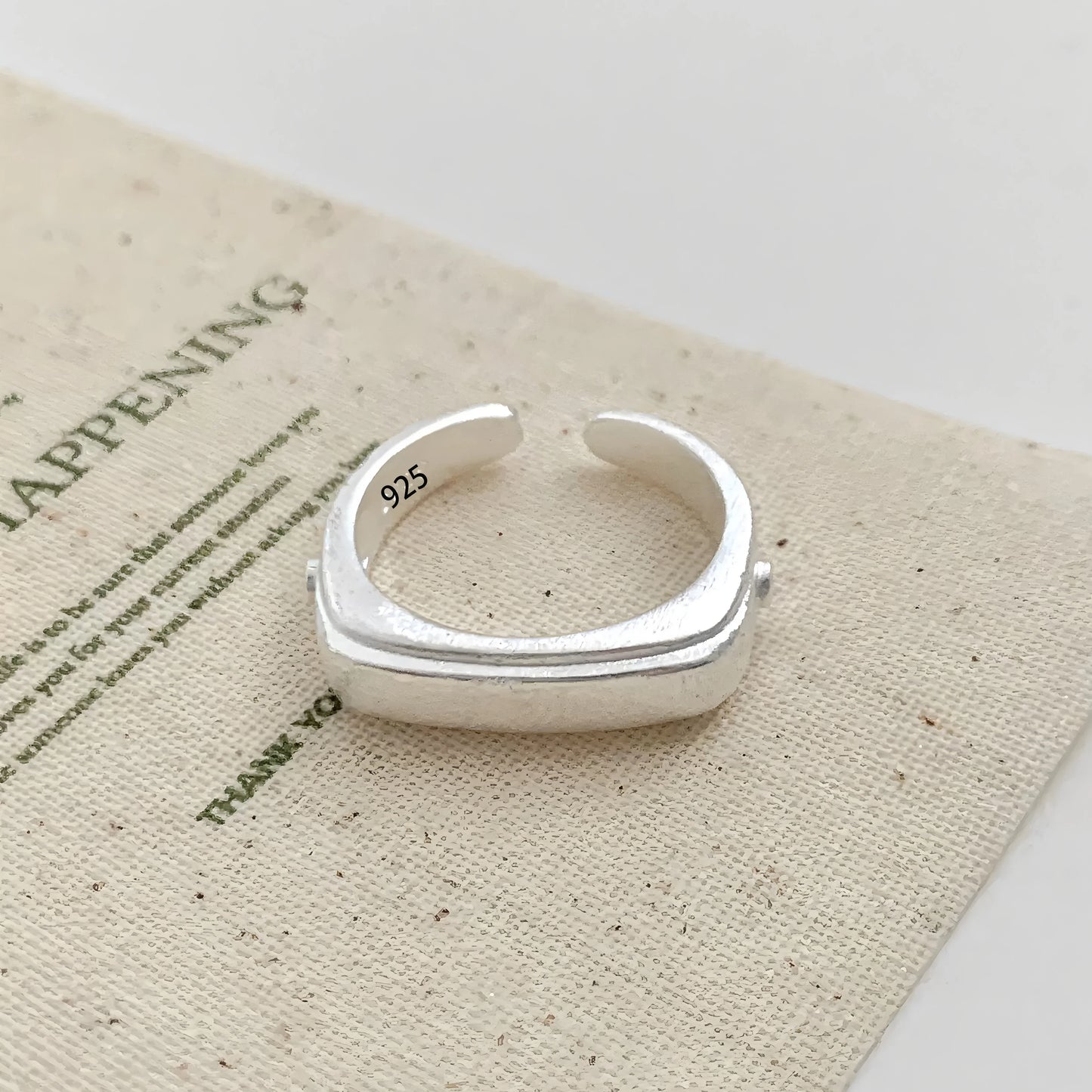 VENTFILLE 925 Sterling Silver Flower Lace Ring Korean Fashion Opening Inlaid CZ Adjustable Rings Valentine's Day Gift