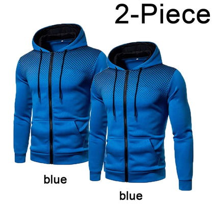 Mens Hoodie Zip Up Hoodie Sweatshirt Graphic Zipper Pocket Polka Pot Print Sports Outdoor Casual Daily Hoodies Slim Sweatshirts