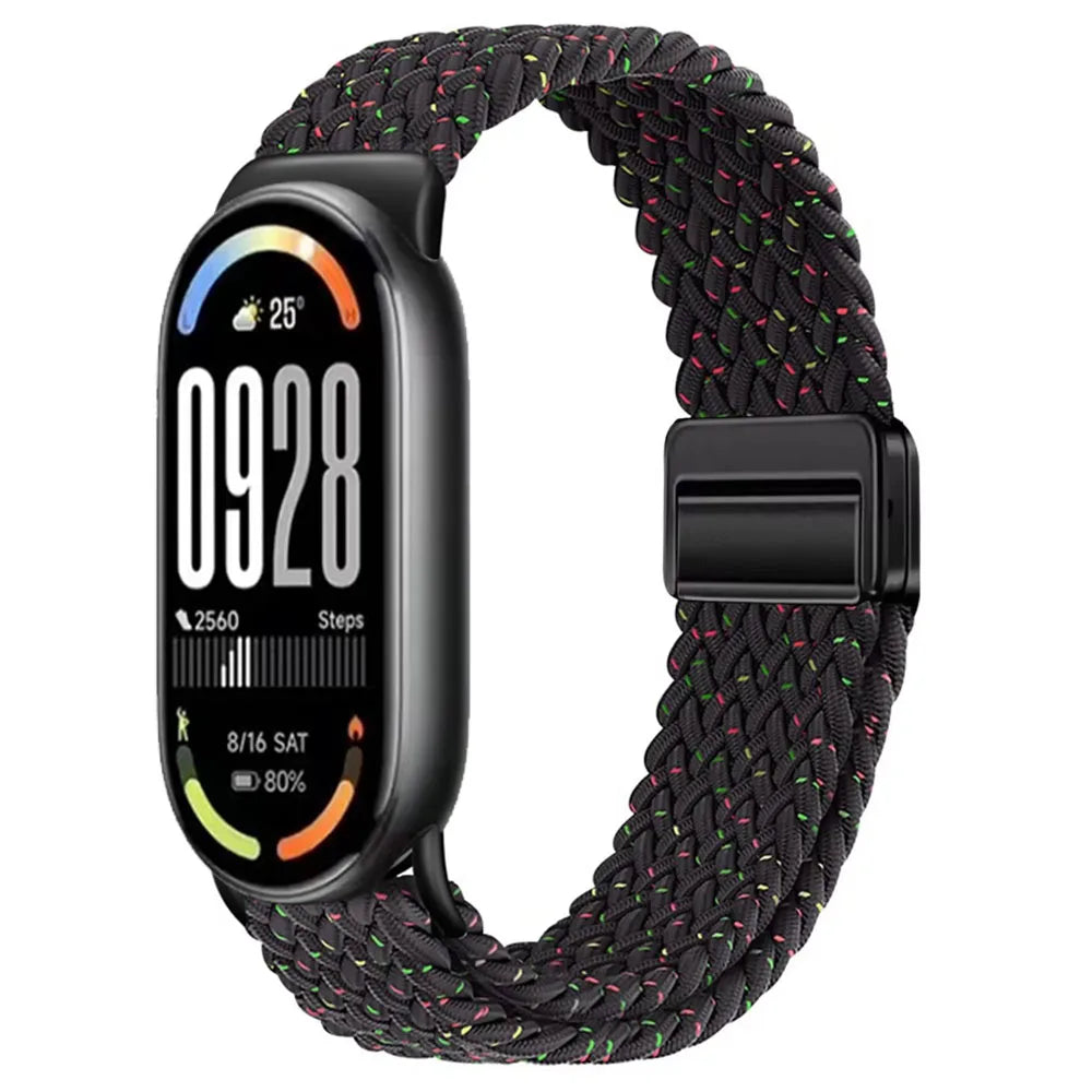 Nylon Strap for Xiaomi Mi Band 9/8 High Quality Breathable Sports Wristband Accessories for Mi Band 10 9 NFC Replace Watchband