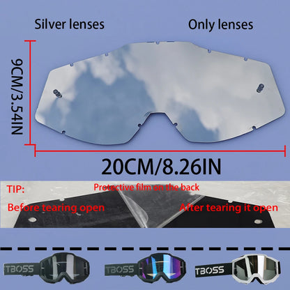 100-motorbril Stofdichte racebril Winddicht voor heren en dames Motocross Fietsen Skiën Outdoor Off-road fietsbril