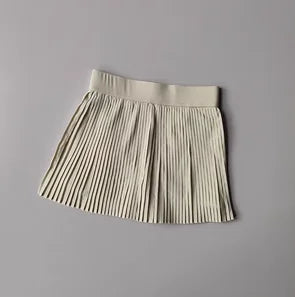 2025 Organ Pleated Tennis Skirt for Women Fake Two-piece Anti-exposed Sports Fitness Badminton Skirt Golf Skirt Summer Suit