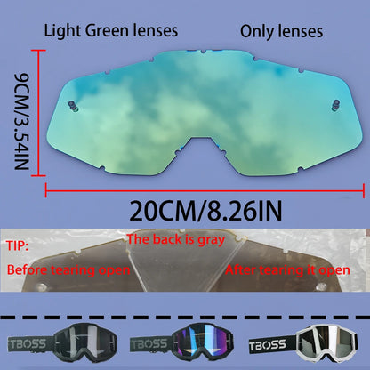 100-motorbril Stofdichte racebril Winddicht voor heren en dames Motocross Fietsen Skiën Outdoor Off-road fietsbril