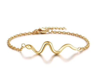 Women Minimalism Thin Chain Cross Crescent Moon Star Bracelet, Stainless Steel Female Adjustable Link Stacked Layered