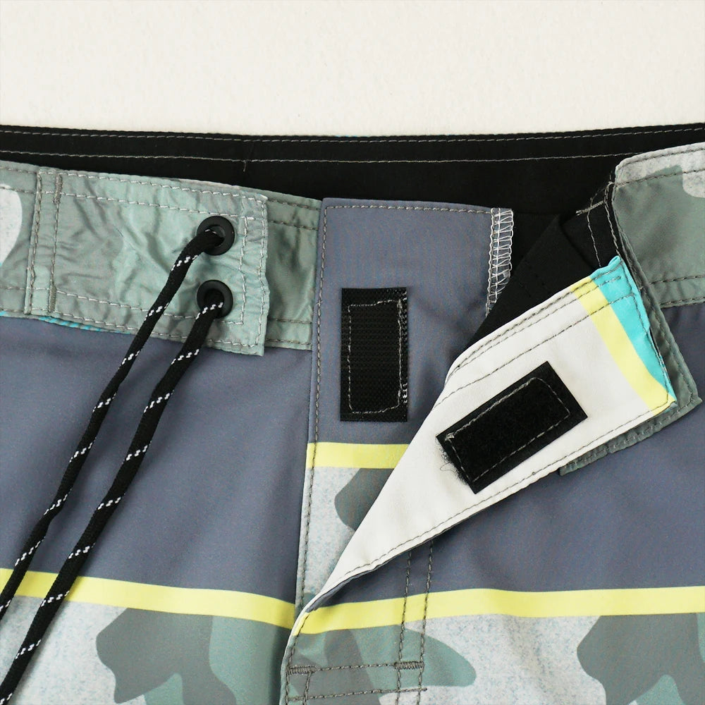 Strandshorts voor heren Surfzwemstrandshorts Rekbaar Sneldrogend Waterdicht Ademend Sportzwembroek Bermuda