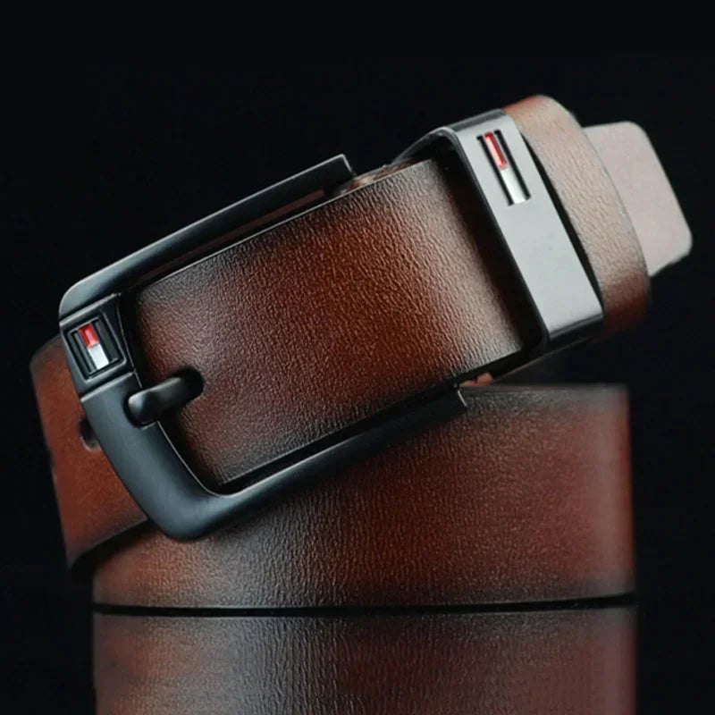 Riem voor Mannen 2024 Beroemde Luxe Merk Ontwerp PU Leer Klassieke Legering Pins Gesp Taille Riemen Punk voor Jeans Leisure Tailleband