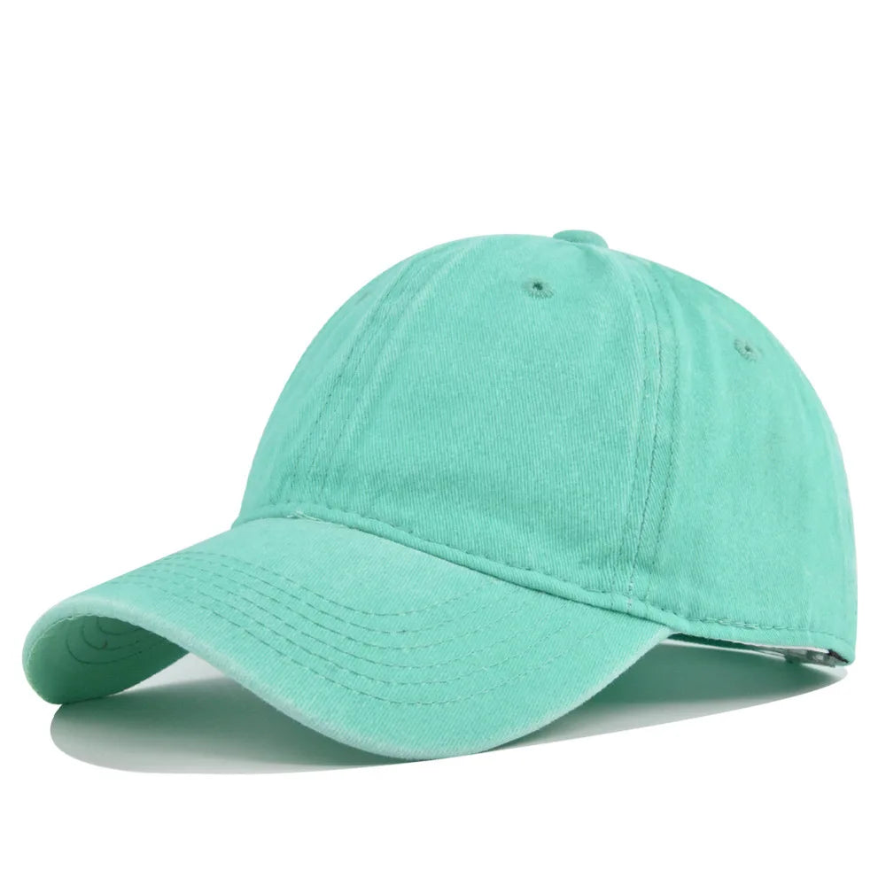 Retro Washed Cotton Baseball Cap Men Women Snapback Hat y2k Hip Hop Caps Solid Color Hat Bone Casquette Outdoor Casual Sport hat