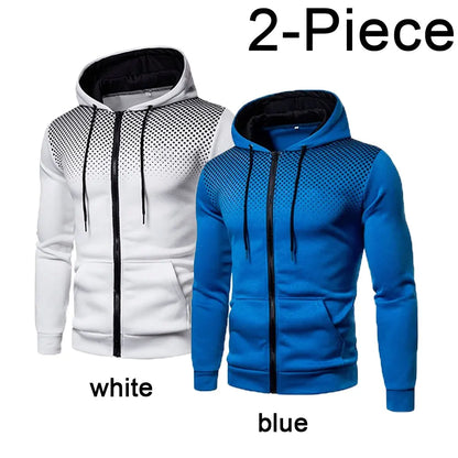 Mens Hoodie Zip Up Hoodie Sweatshirt Graphic Zipper Pocket Polka Pot Print Sports Outdoor Casual Daily Hoodies Slim Sweatshirts